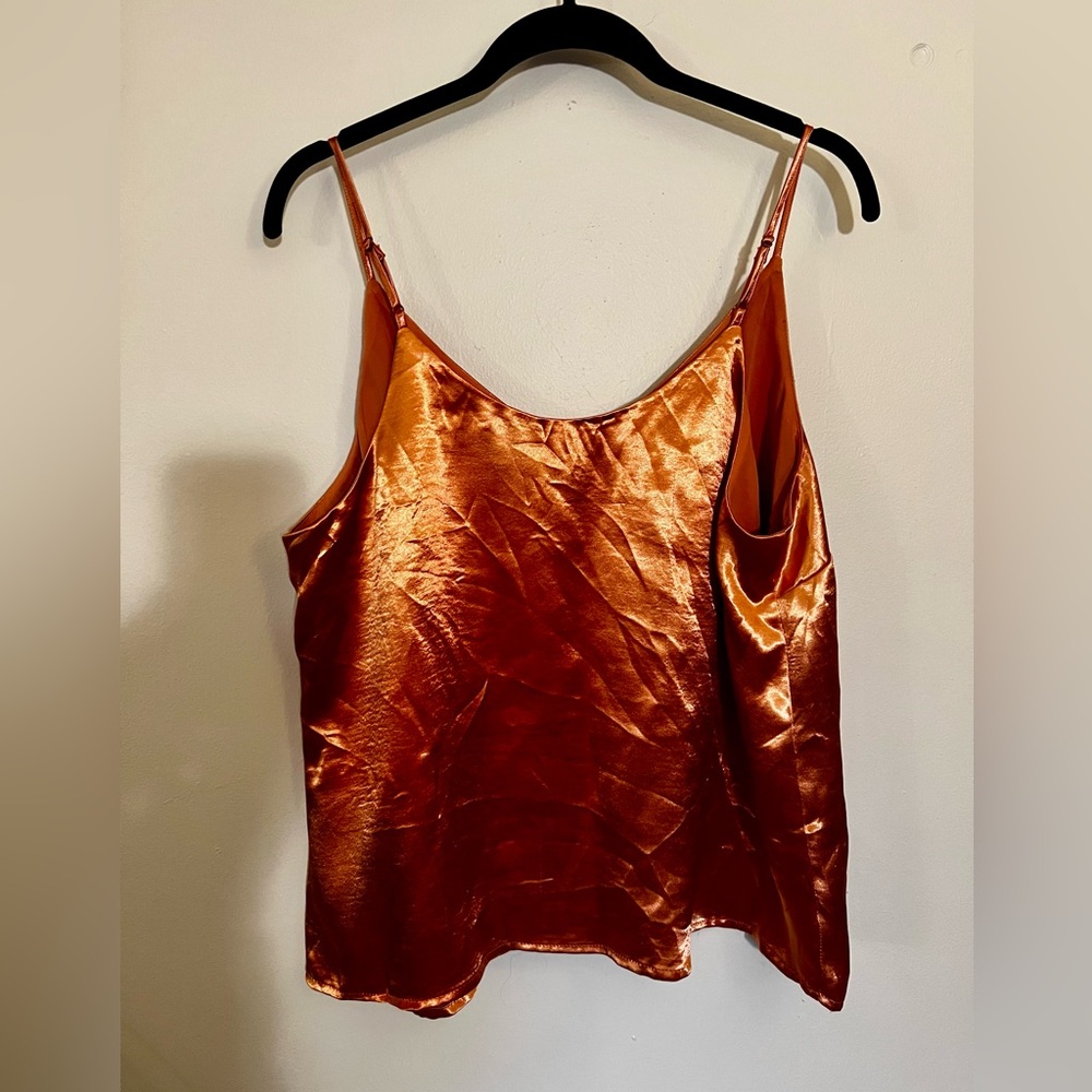 Shiny Orange Top - Picture 3 of 4